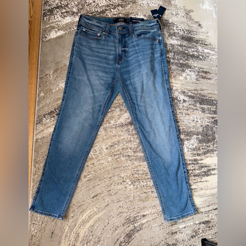 Hollister Men's Skinny Jeans - Light Blue